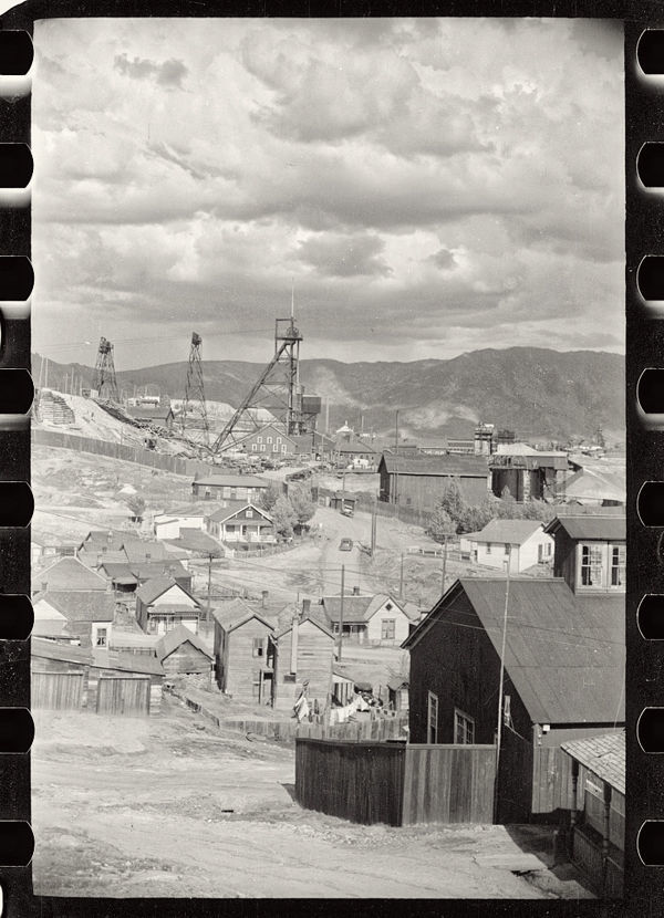 Copper mine in backyard